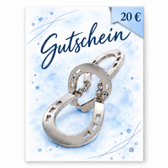 Geschenkgutschein Metall blau – 20 € (PDF-Download)