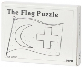 Mini-Holzpuzzle (englisch) The Flag Puzzle