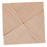 Mini-Holzpuzzle  Das Quadrat-Rätsel