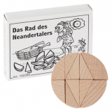 Mini-Holzpuzzle Das Rad des Neandertalers