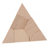 Mini-Holzpuzzle Das Bermuda-Dreieck