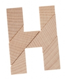 Mini-Holzpuzzle  H-Puzzle