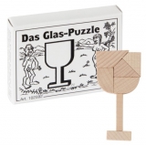 Mini-Holzpuzzle  Das Glas-Puzzle