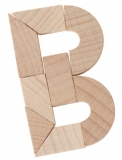 Mini-Holzpuzzle Das Brezen-Puzzle